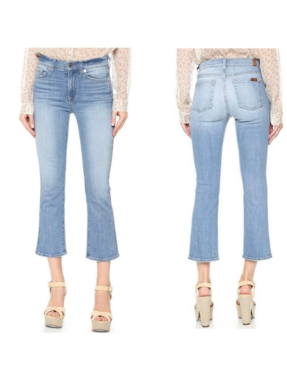 7 For All Mankind Cropped Boot Jeans